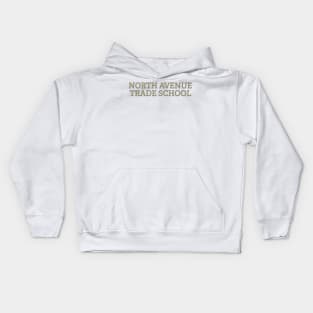 North Avenue Trade School Gold Kids Hoodie